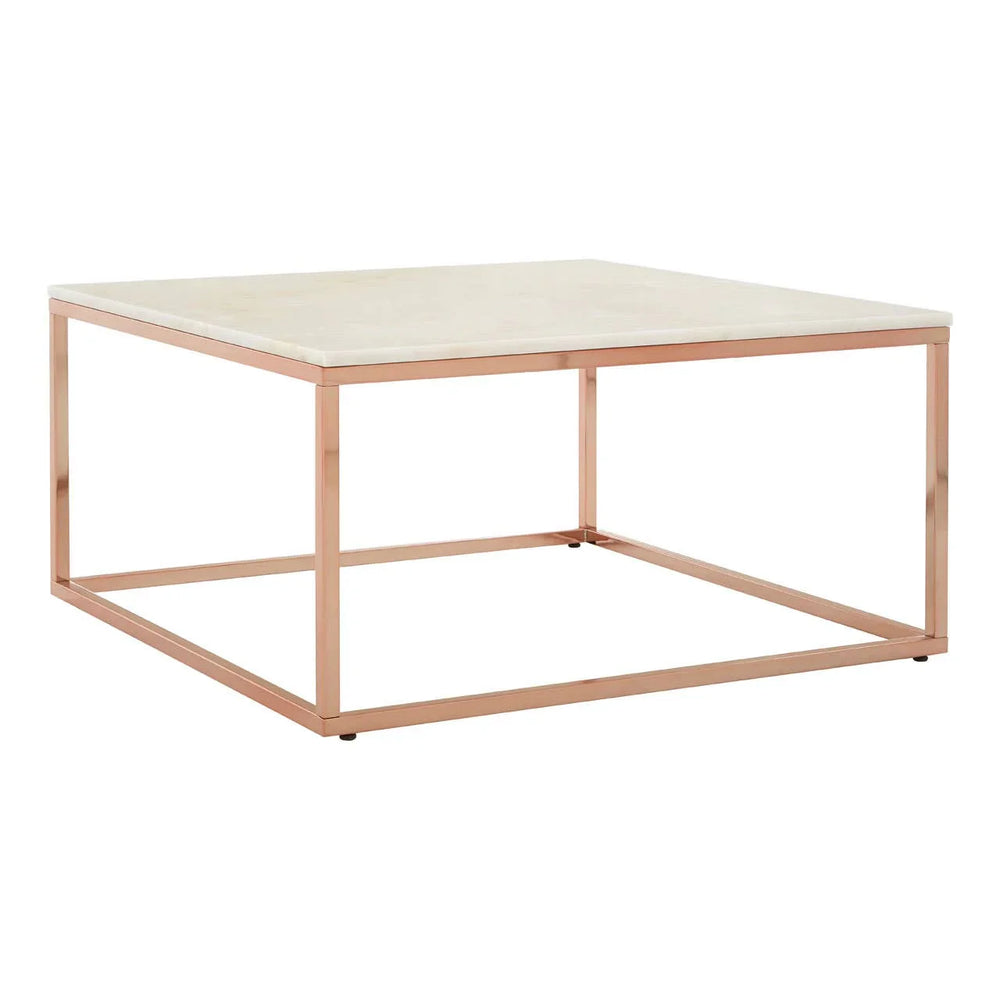 Rose Gold Marble Coffee Table