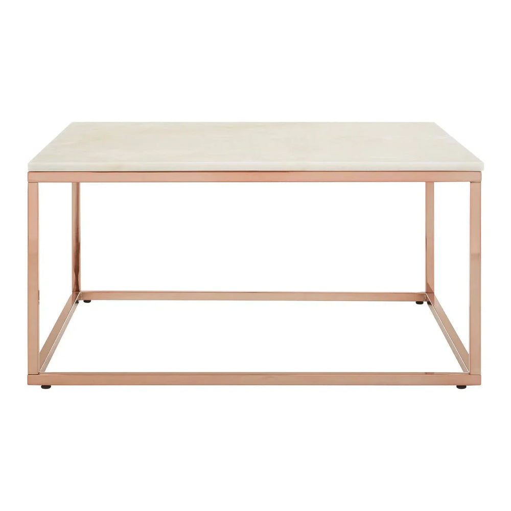 Rose Gold Marble Coffee Table