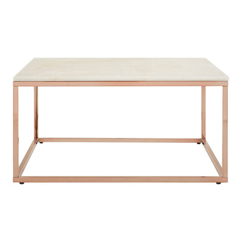 Rose Gold Marble Coffee Table