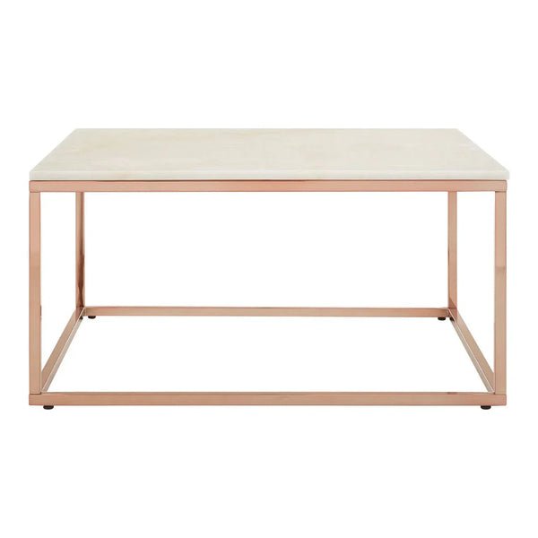 Rose Gold Marble Coffee Table