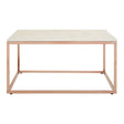 Rose Gold Marble Coffee Table