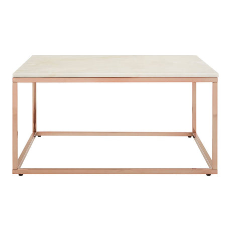 Rose Gold Marble Coffee Table