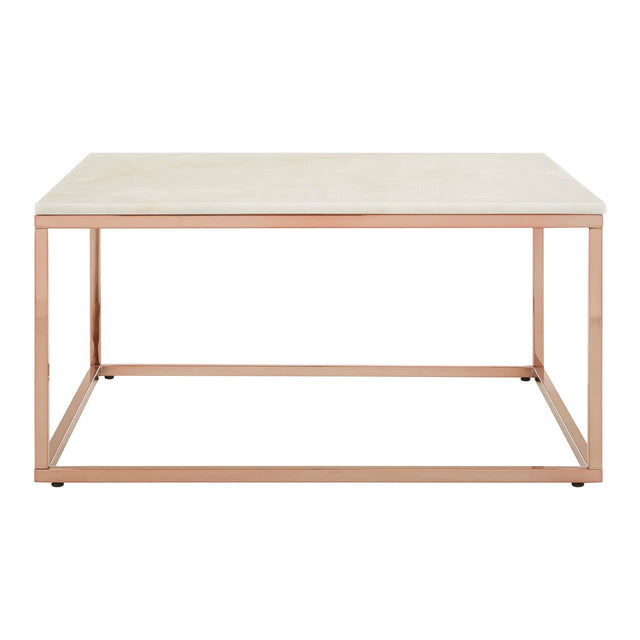 Rose Gold Marble Coffee Table