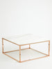 Rose Gold Marble Coffee Table