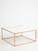 Rose Gold Marble Coffee Table