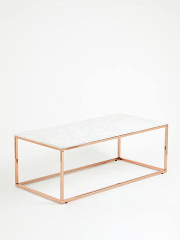 Rose Gold Marble Coffee Table
