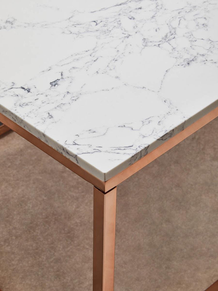 Rose Gold Marble Coffee Table
