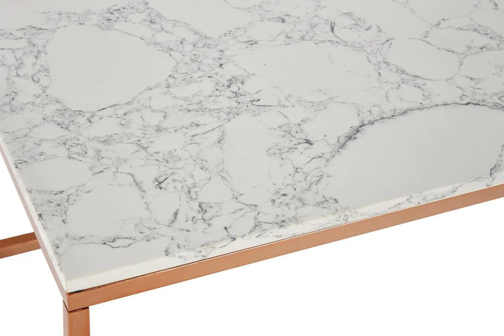 Rose Gold Marble Coffee Table