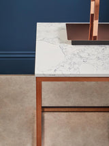 Rose Gold Marble End Table
