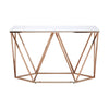 Champagne Prism Console Table