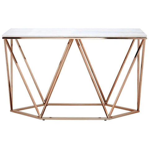 Champagne Prism Console Table