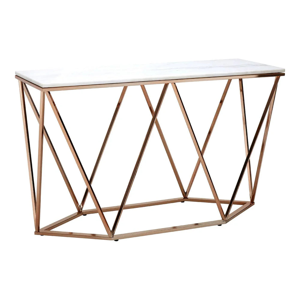 Champagne Prism Console Table