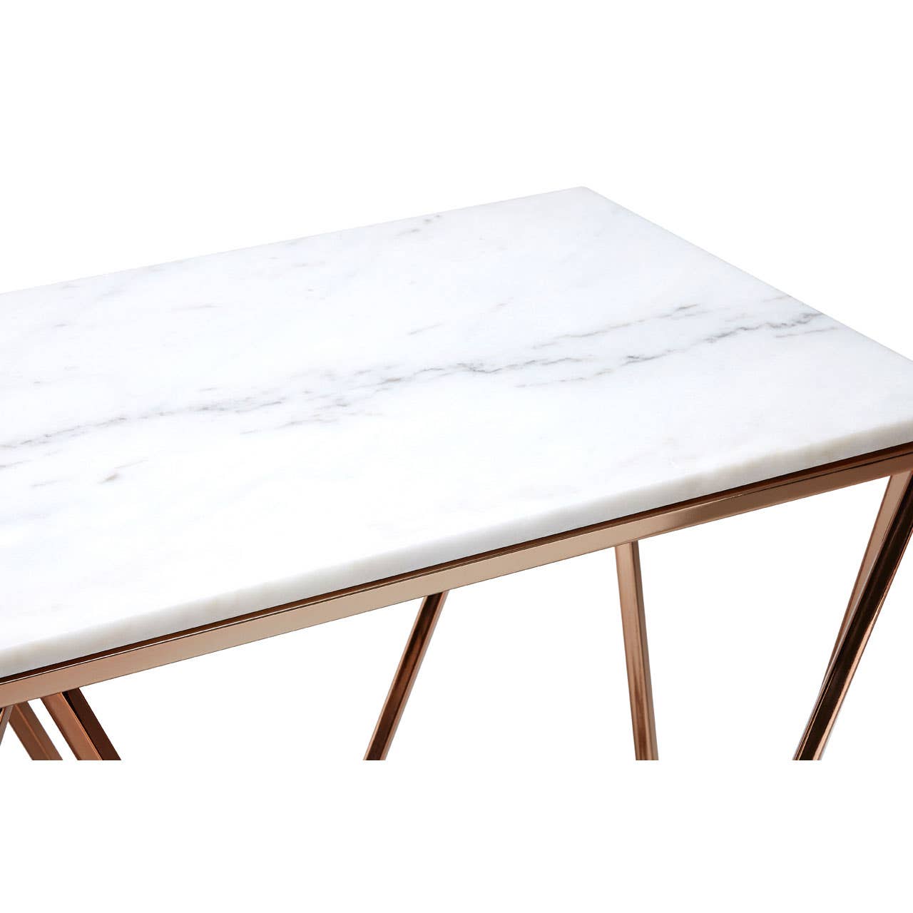 Champagne Prism Console Table