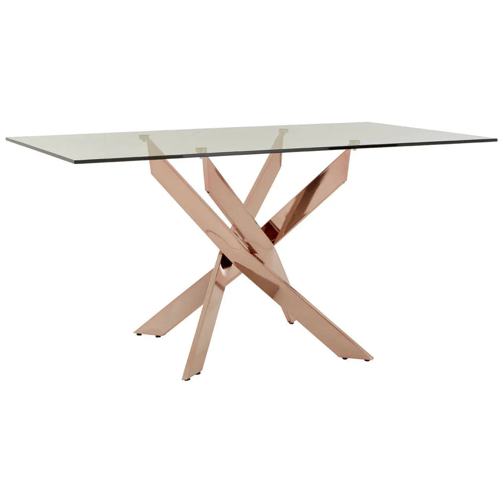 Luxe Rose Gold Dining Table