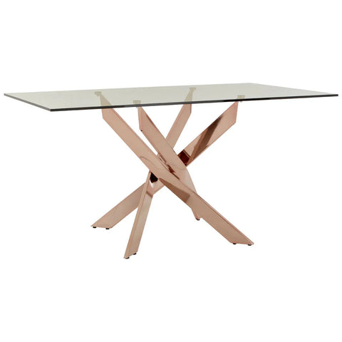 Luxe Rose Gold Dining Table