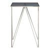 Zig-Zag Steel and Glass Table