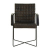 Modern Geometric Leather Chair