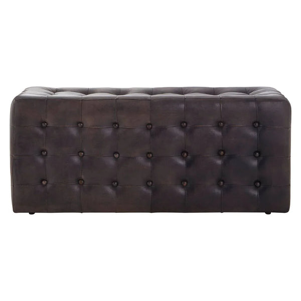 Luxe Leather Bench