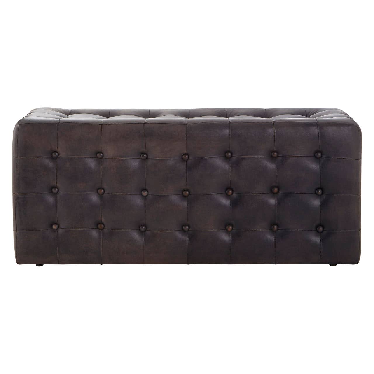 Luxe Leather Bench