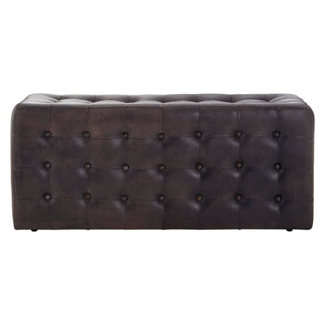 Luxe Leather Bench