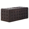 Luxe Leather Bench