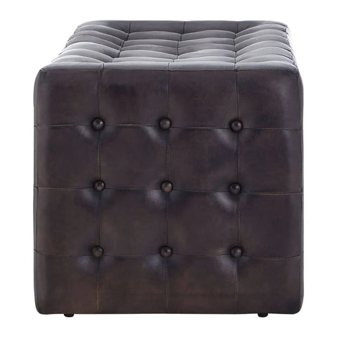 Luxe Leather Bench