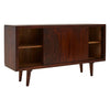 Exotic Mango Wood Sideboard with Intricate Carvings