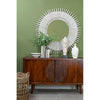 Exotic Mango Wood Sideboard with Intricate Carvings