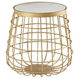 Marble Iron Side Table