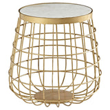 Marble Iron Side Table