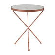 Copper Iron Leg Table
