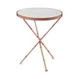 Copper Iron Leg Table