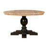 Whitewash Black Dining Table