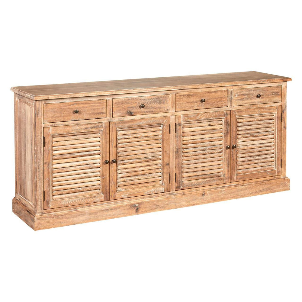 Lyon Whitewash Sideboard with 4 Drawers - Elegant Storage Solution