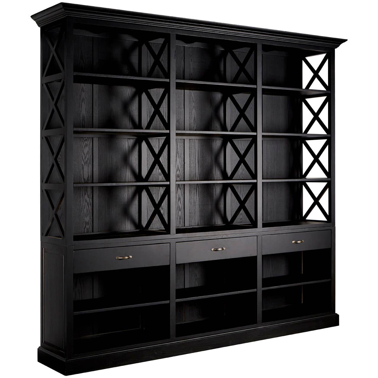 Modern Colonial Bookshelf