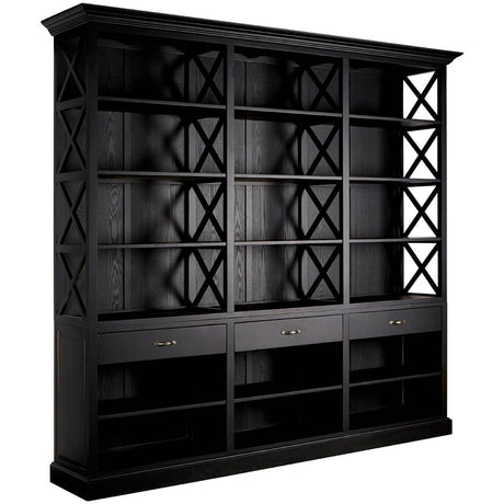 Modern Colonial Bookshelf