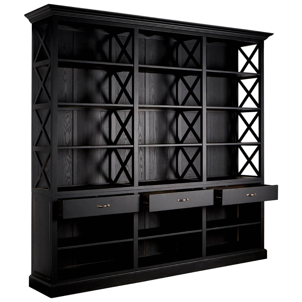 Modern Colonial Bookshelf