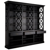 Modern Colonial Bookshelf