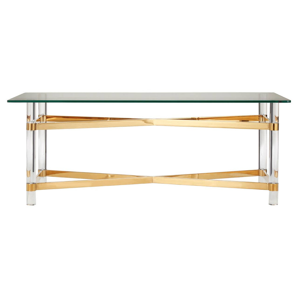 Luxe Glass Coffee Table