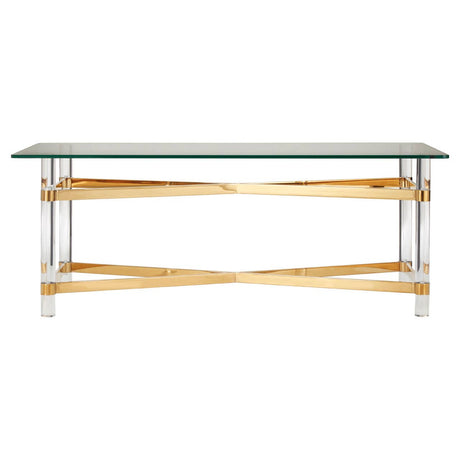 Luxe Glass Coffee Table