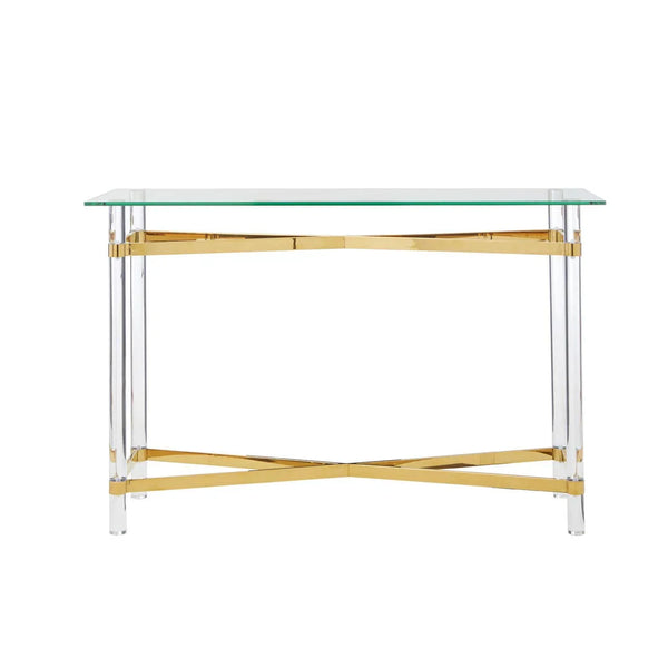 Luxury Acrylic Glass Console Elegance