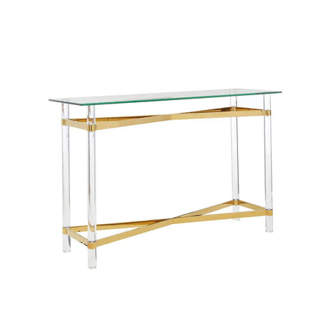 Luxury Acrylic Glass Console Elegance