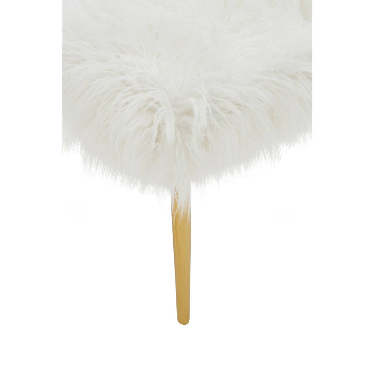 Luxe Faux Fur Bench