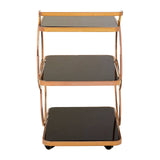 Luxe Rose Gold Drinks Trolley
