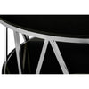 Chrome Finish Round Coffee Table