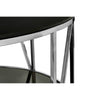 Chrome Finish Round Coffee Table