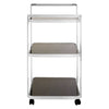 Luxe Chrome Glass Drinks Trolley