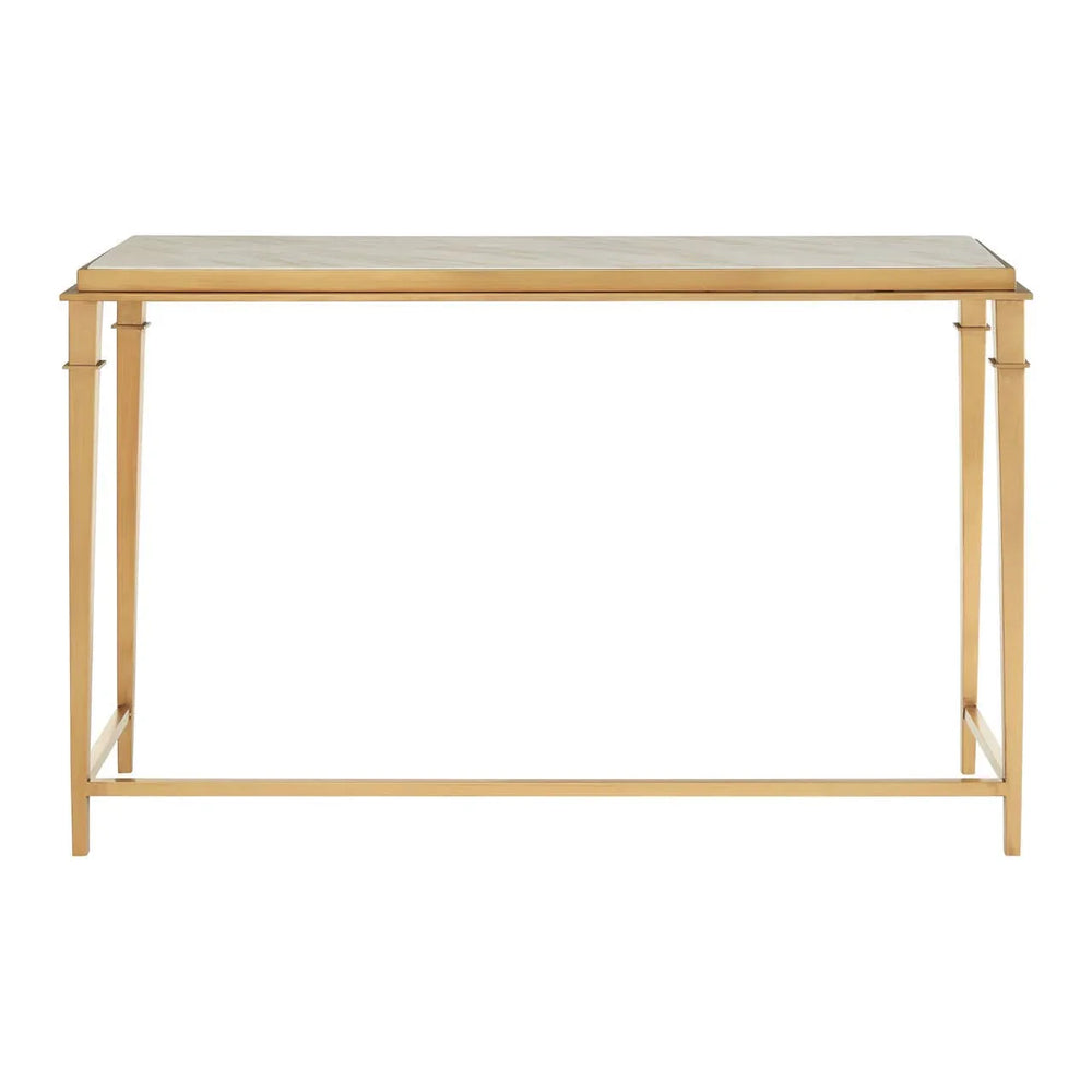 Golden Marble Console Elegance