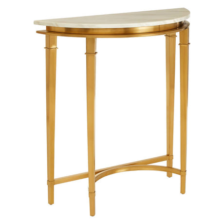 Golden Marble Console Luxury Elegance