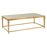 Golden Marble Coffee Table